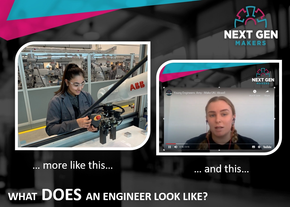 Next Gen Makers females in Engineering