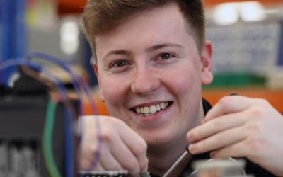 Impressive apprentice engineering a promising career with Renishaw
