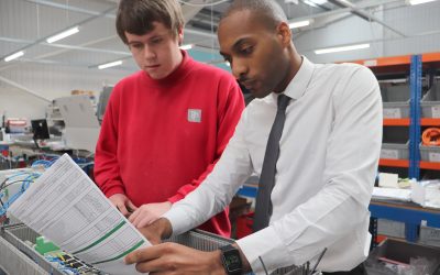 Apprentices playing their part at PP Control and Automation