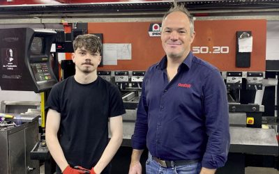 Redhill Manufacturing expands Apprenticeship scheme with 2 new Engineering Apprentices