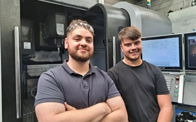 Erodex appoint two new Apprentices at graphite machining facility