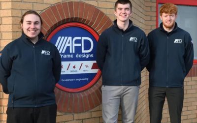 Engineering Apprentices taking off with Airframe Designs