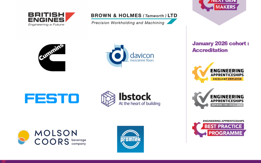 Molson Coors, FESTO, Ibstock & more latest to be recognised as ‘best employers in UK’ for engineering apprenticeships