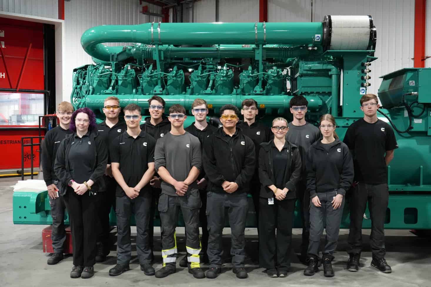 Cummins Daventry apprentice lineup Cummins Daventry achieve Gold standard Engineering Apprenticeships 'Excellent Employer' Accreditation from Next Gen Makers for third year running in 2026